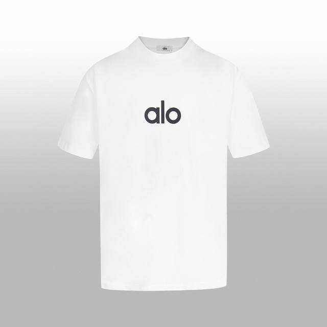 high version Alo* new spring and summer short-sleeved T-shirt European digital