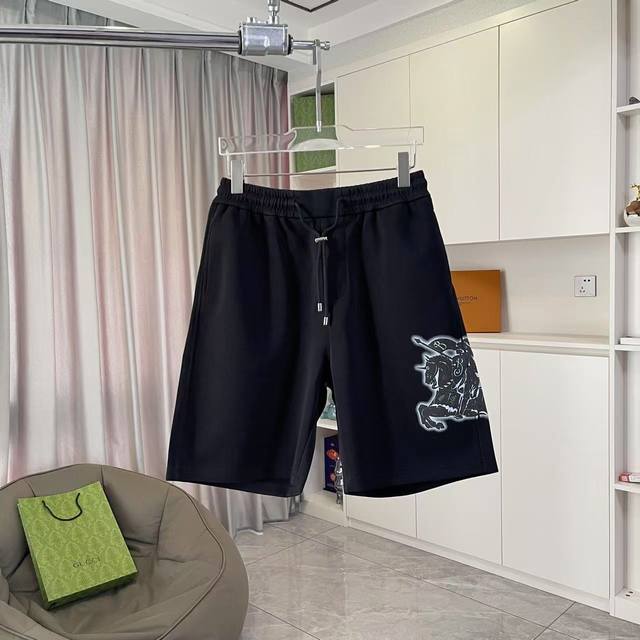 Bur Burberry 2025 summer new shorts personalized letter logo embroidery custom f