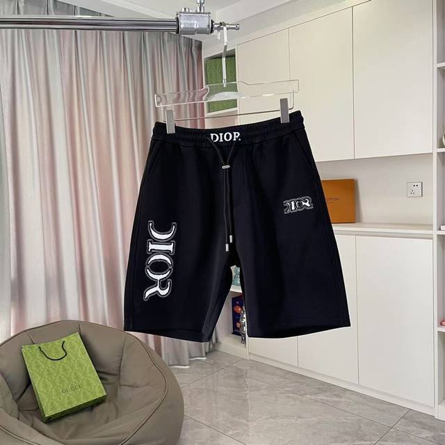 Dio Dior 2025 summer new shorts personalized letter logo embroidery custom fabri