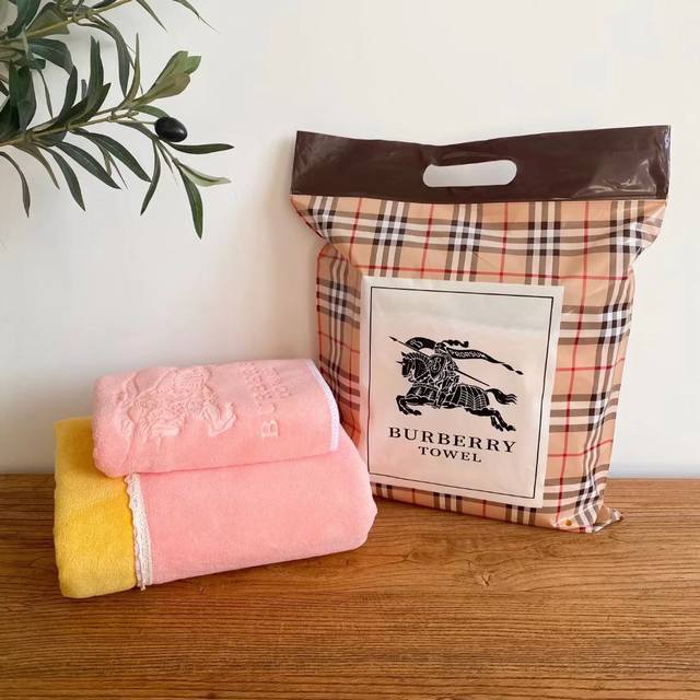 New arrival Burberry original export foreign trade orders, bath towels are here