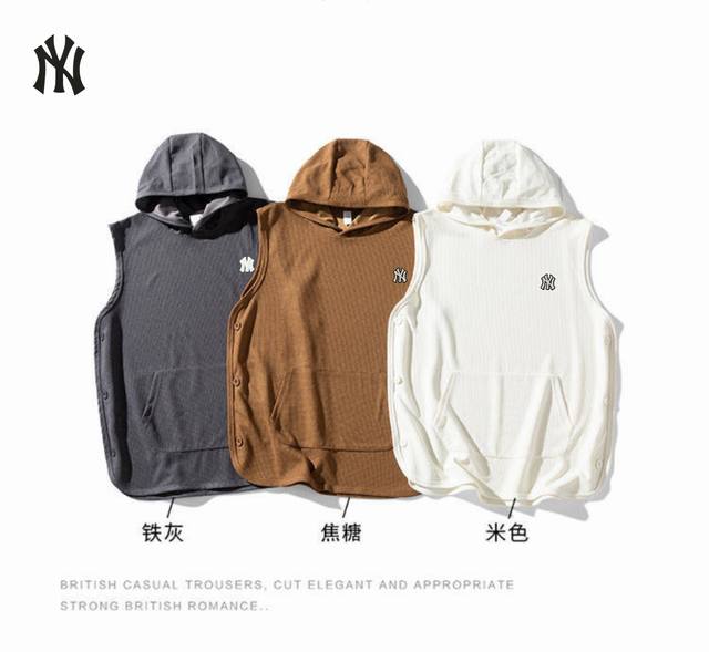 New arrival! ! ! ! Mlb Ny quality loose versatile personality trendy hooded sle