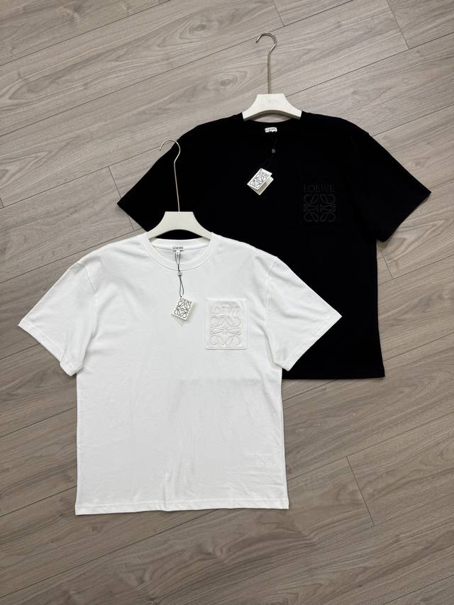 ؼDetails of the new Loewe round neck T-shirt Loewe 2025Ss spring and summer ches