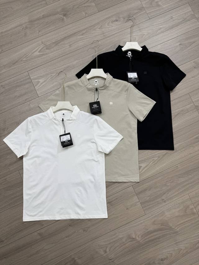 ؼDetails of the new Kolon half-zipper quick-drying T-shirt Kolon half-zipper sta