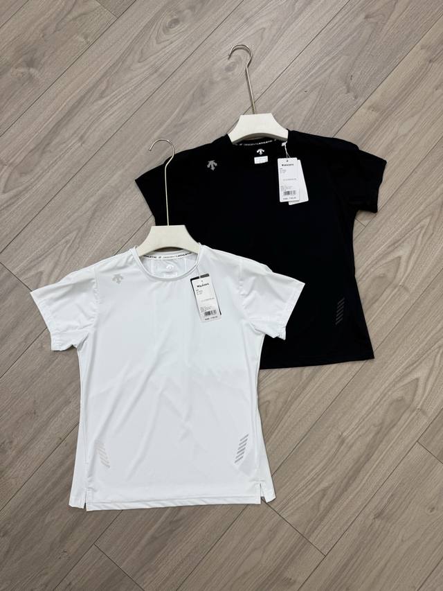 Details of the new Descente women's quick-drying short-sleeved T-shirts Descent