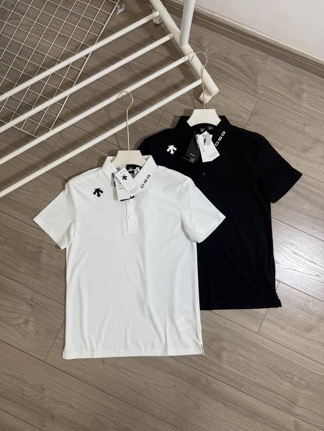 Details of the new Descente quick-drying Polo shirt Descente summer ice silk fee