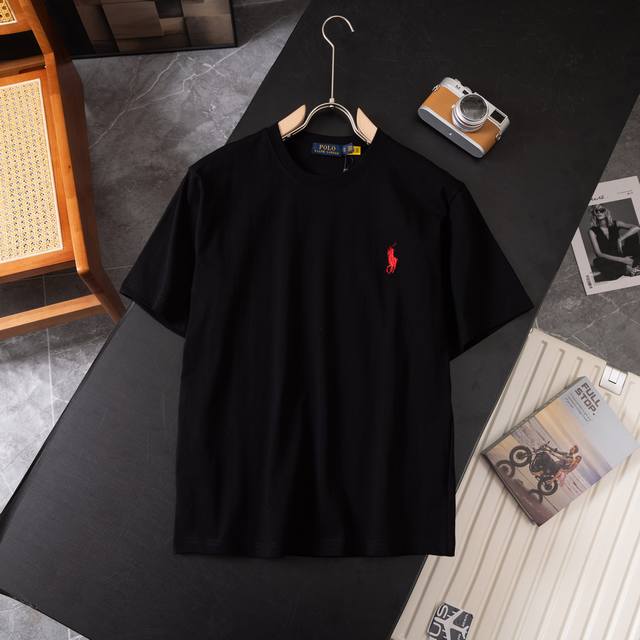 Ralph Lauren Ralph Lauren classic embroidered pony logo round neck basic short