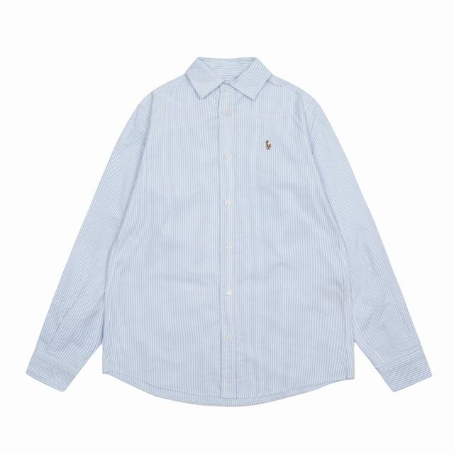 Top quality Style number: Cy121# Ralph Lauren embroidered pony striped basic shi