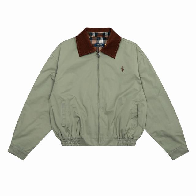 Top quality Style number: 8099# Ralph Lauren corduroy colorblock lapel American