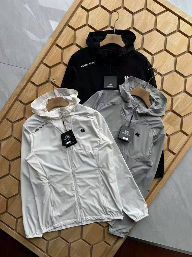 New arrival Kolon Sport couple's summer water-repellent sunscreen cool stretch