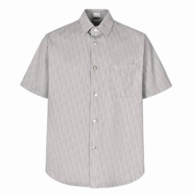 Exclusive supply Cd 25Ss full-print jacquard short-sleeved shirt was originally
