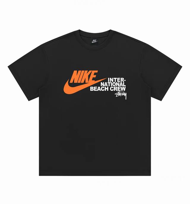 Stussy X Nike Stussy co-branded Nike round neck short-sleeved half-sleeved T-shi