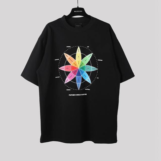 Brand: Aeniaa Paris is homeName; Compass color card short sleeveFabric: double y