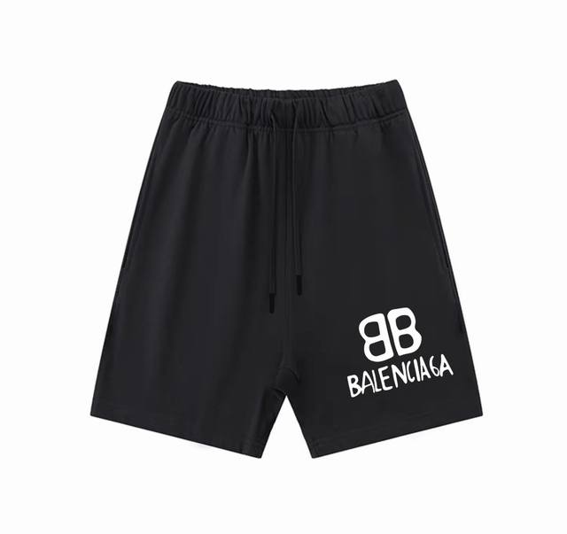 Balenciaga Balenciaga Bb graffiti sports shorts Original fabric, high version, h