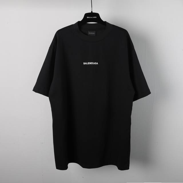 Brand: Aeniaa Balenciaga Name: Front and back letter embroidery short sleeves Fa