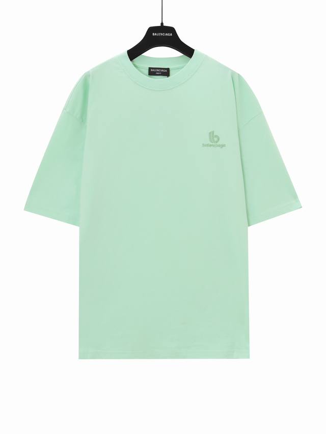 Aenia Parisian sports logo embroidered short-sleeved T-shirt Fabric: 240g double