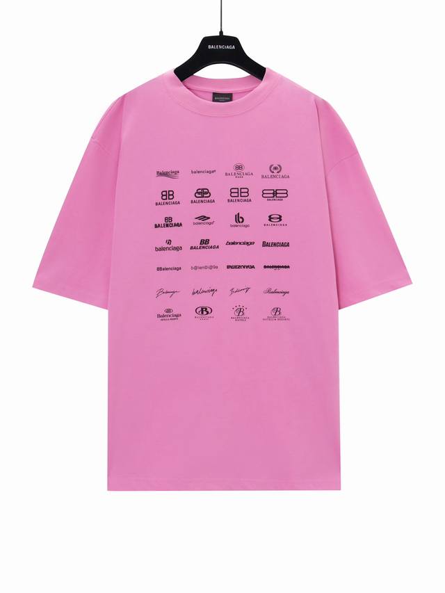 Aenia Paris Home Full Logo Printed Short Sleeve T-shirt Fabric: Double yarn 32s