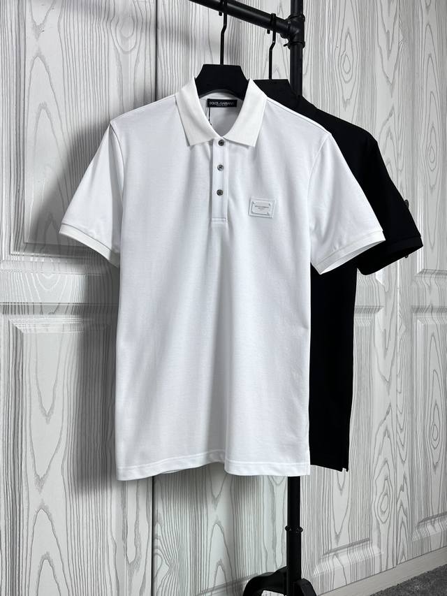 Dg Dolce & Gabbana Ss. Men's business casual lapel short-sleeved Polo shirt! Mad