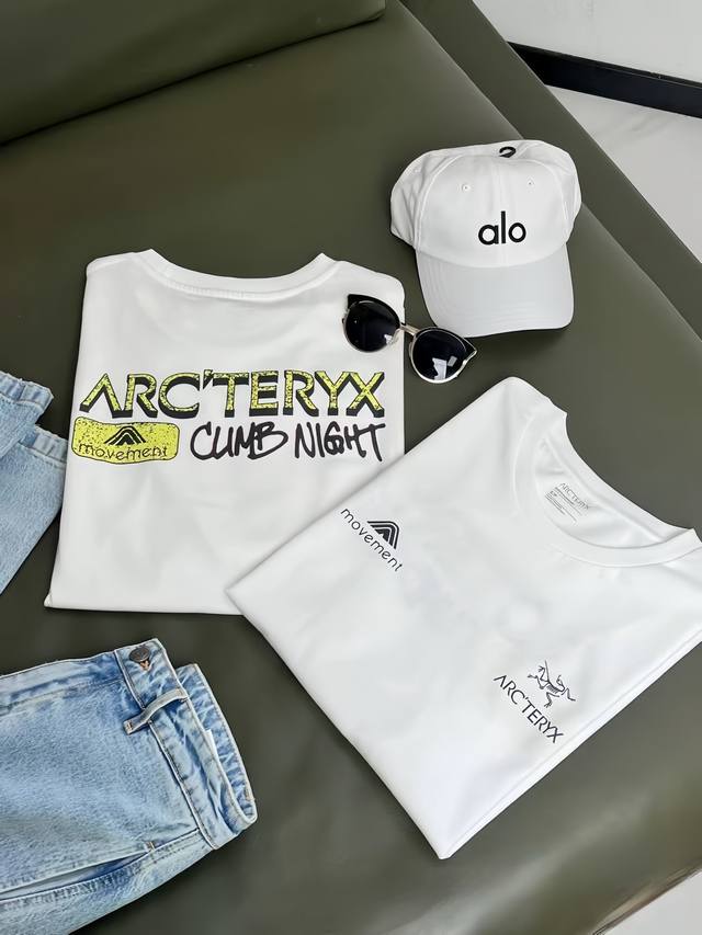 25Ss Official website is selling new Arc'Tery 100% cotton T-shirts for men and w