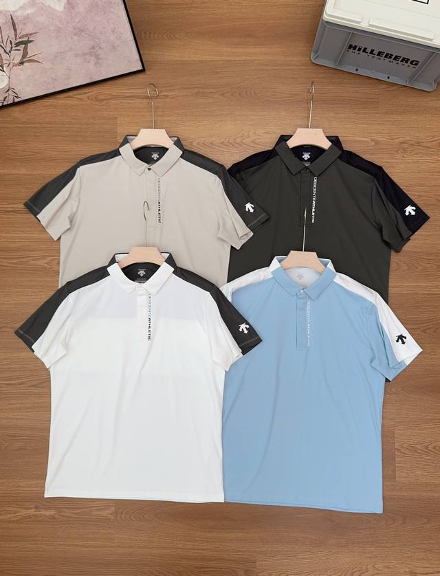 Desntefield DESANT 2025 Quick Dry Stretch Men's Sports Leisure Short Sleeve Colo