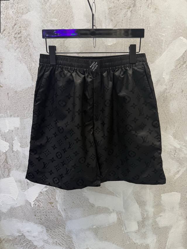 Lv25 New Monogram jacquard silkworm webbing shorts Size: Xs SML DDD