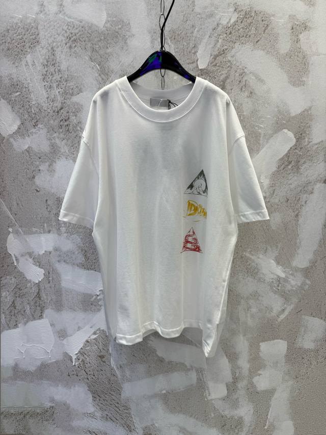 Dio*Cd Desert dune universe theme short-sleeved Tee degree combed cotton short-s