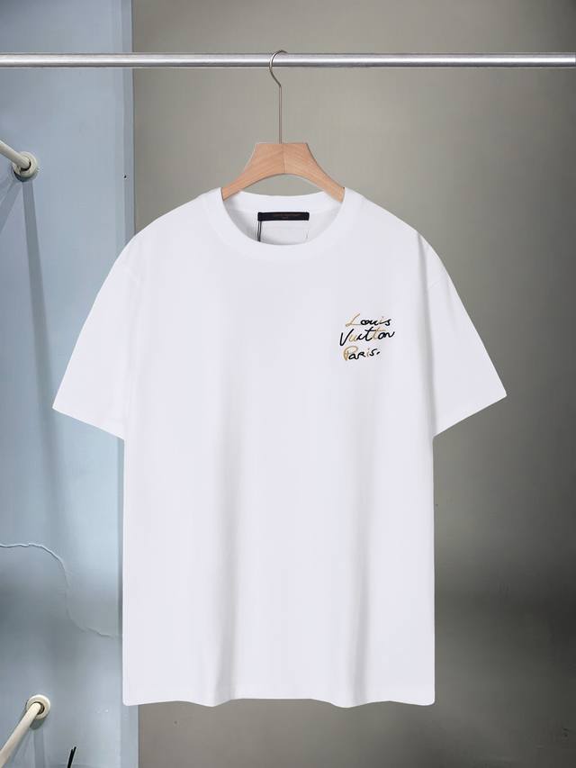 New arrival Xd-8799 Louis Lv 25Ss new short sleeve Lv embroidery short sleeve H