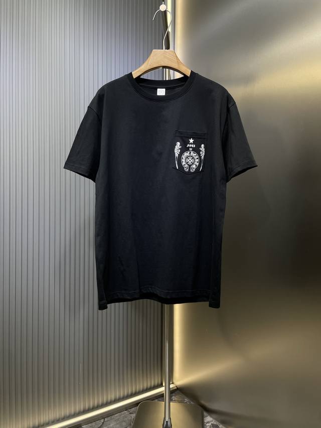N502 Kl Top original Chrome Hearts short sleeves with full Sanskrit print on the