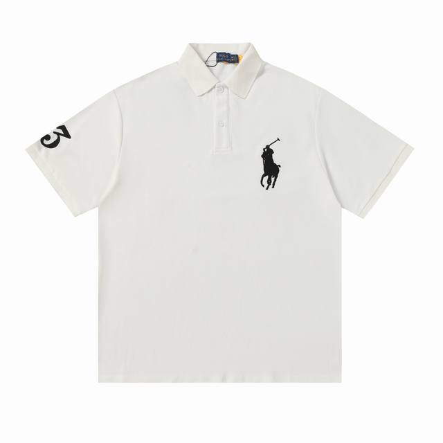 Style number: A012 Ralph Lauren classic logo embroidered Polo shirt 250g fine c