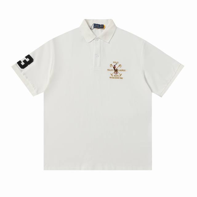 Style number: A015 Ralph Lauren classic letter logo embroidered Polo shirt 250g