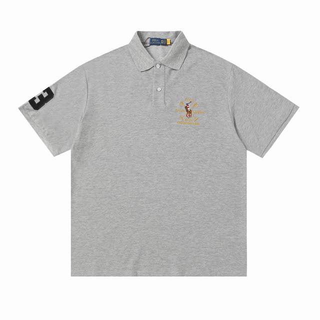 Style number: A015 Ralph Lauren classic letter logo embroidered Polo shirt 250g