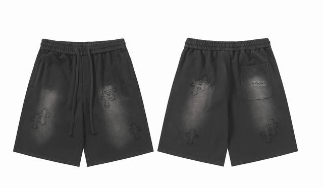 Spot 2292 Chrome Hearts 2025 Spring and Summer Washed Distressed Sports Loose L