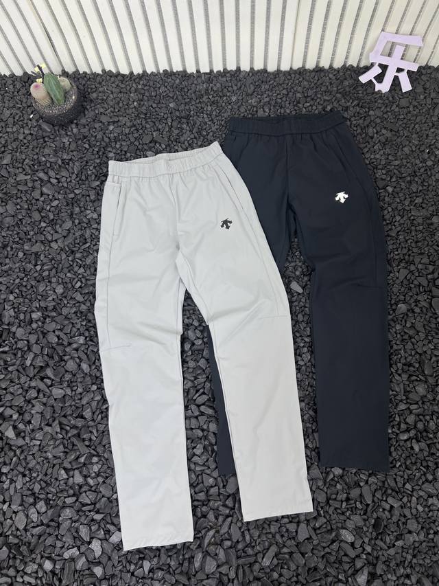 Descente Descente summer new men's urban business solid color sports logo patter
