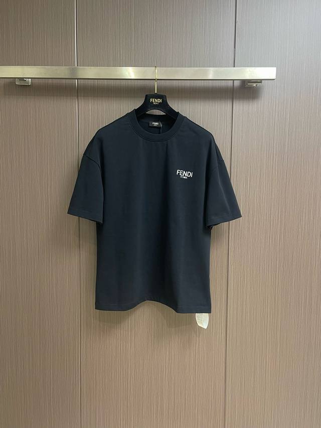 Fendi 2025Ss Early Spring Badge Printed Short Sleeve T-shirt, customized brillia