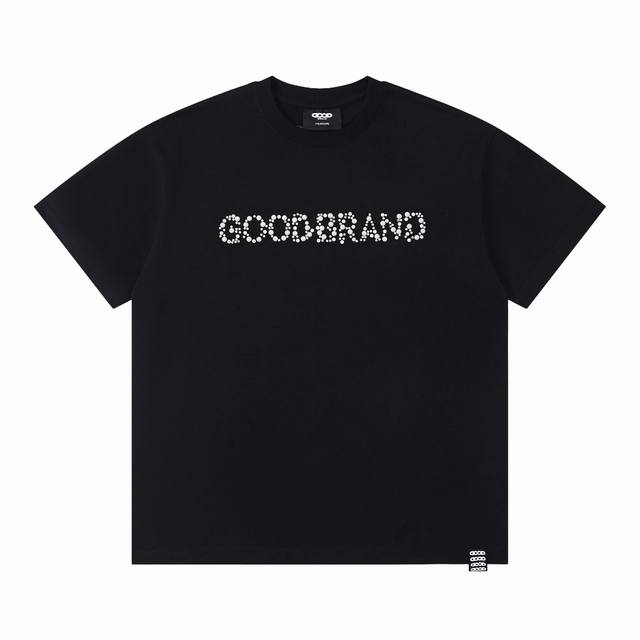 Pure original matching Goodbrand 2025Ss Beaded slogan Basic Fashion High-end sh
