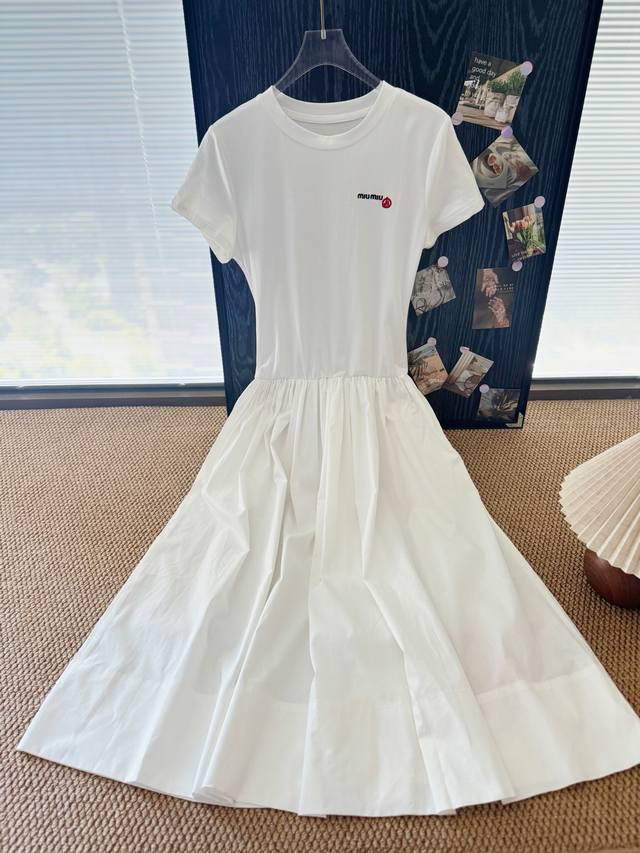 Product name: Mium*U embroidered rich girl white long skirt Size: ML Color: whi