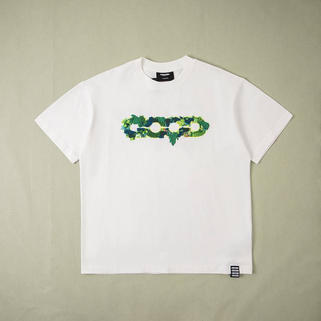 Pure original matching Goodbrand 2025Ss three-dimensional green plant embroider