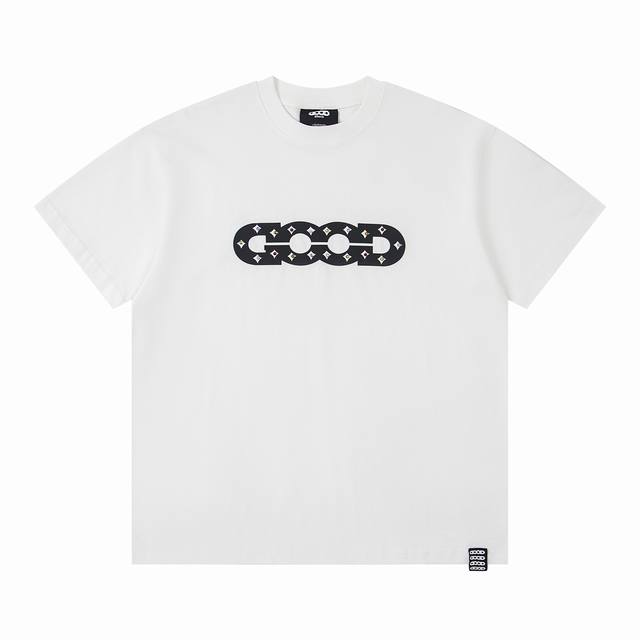 Pure original matching Goodbrand Diamonds hollow logo diamond short sleeves Pur