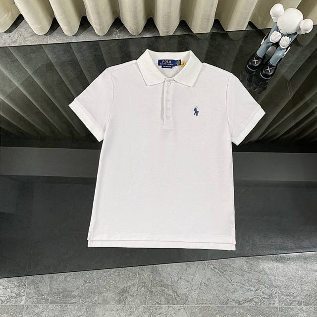 Ralph Lauren Ralph Lauren five-button classic pony embroidered Polo shirt short-