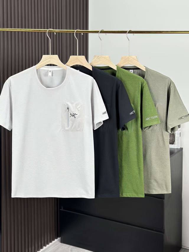 Arc'teryx round neck pullover T-shirt, lightweight short-sleeved high-elastic G