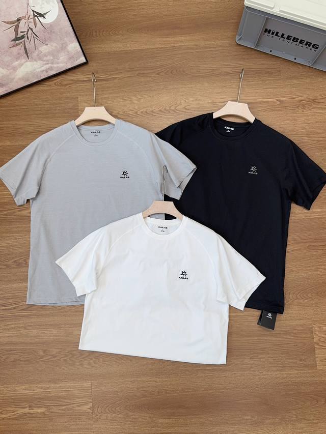 Kaileshixia Unisex Short-sleeved Captive Series Sun Embroidered Logo American Re
