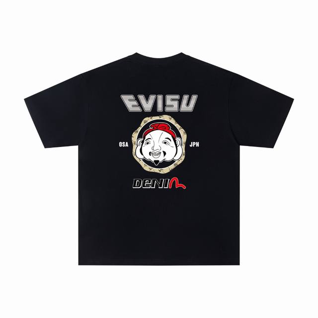 Style number: Wkd37 Evisu Fushen new short-sleeved T-shirt with Buddha head pri