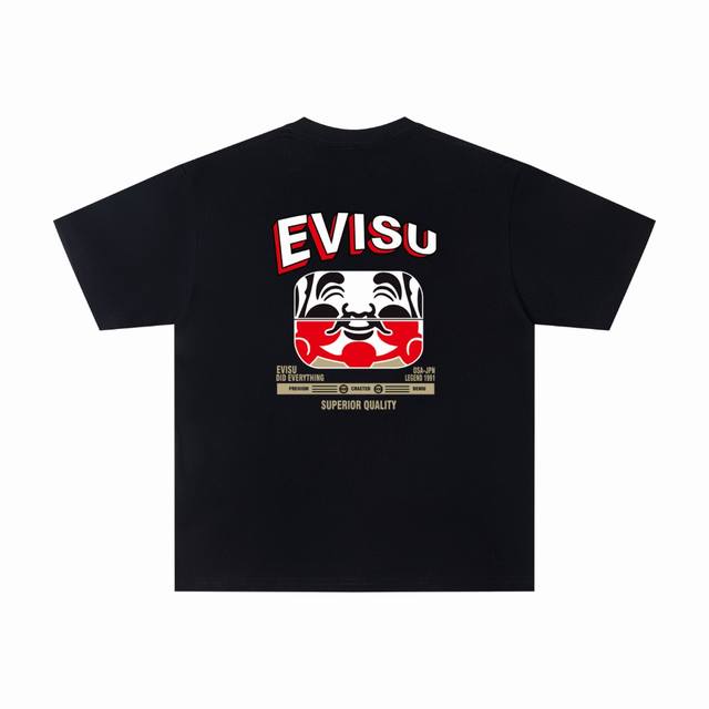 Style number: Wkd35 Evisu Fushen new two-color Buddha head splicing print short