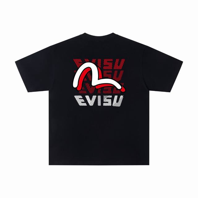 Style number: Wkd34 Evisu Fushen new letter seagull print short-sleeved T-shirt