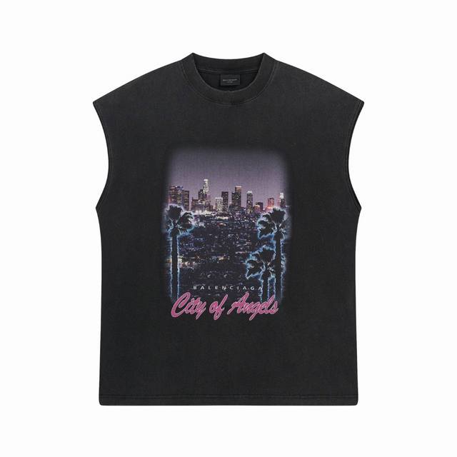 Balenciaga Paris family 2025 Ss Los Angeles night scene direct printing ready-to