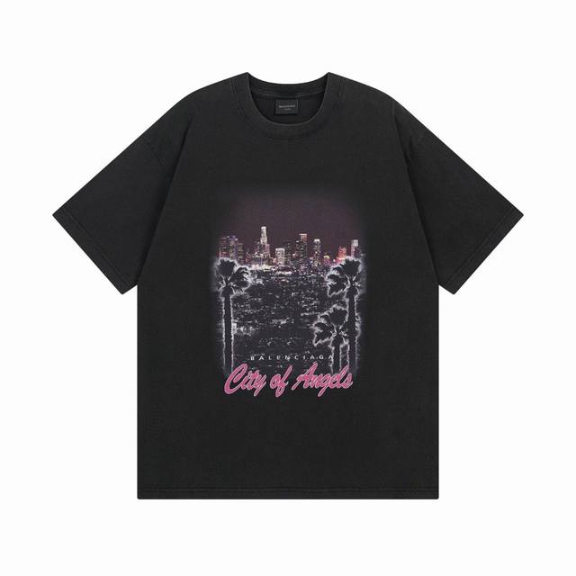 Balenciaga Paris family 2025 Ss Los Angeles night scene direct printing ready-to