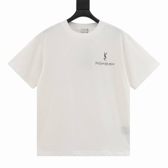 Sl103# Top heavy 320g 25Ss Saint Laurent Paris Ysl classic printed Logo letter f