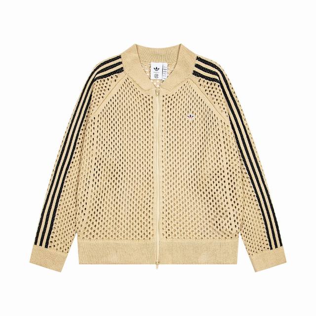 Ad113#Clot joint clover hollow small jacket#breathable and cool, can be worn as