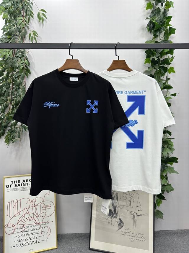 2025Ss new spring and summer Brand: Off-White Macau limited edition short-sleeve