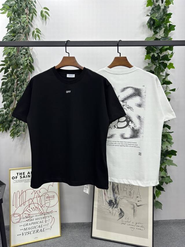2025Ss new spring and summer Brand: Off-White Rotating arrow short-sleeved T-shi