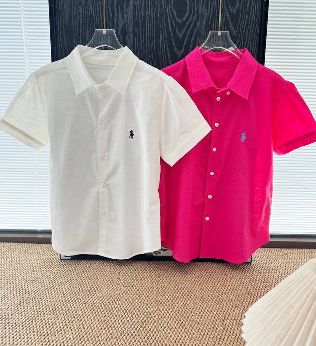 Product name: Ralph Laure* Ralph pony embroidered linen shirt short sleeves Siz